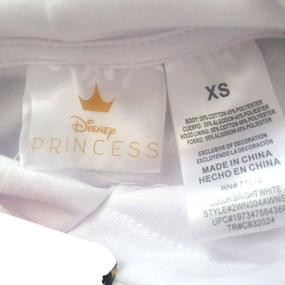 DISNEY Snow White Ptincess Graphic Hoodie Sweatshirt Ladies Sz XS Girls … - Picture 4 of 12